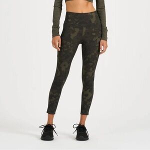 Vuori Stride Legging Oregano Camo Flower Green Pattern XS